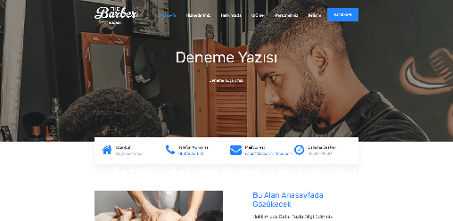 Hardest Berber Salonu Web Sitesi